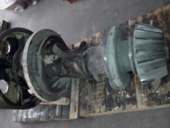 Shaft and gear assembly on a pallet in the works