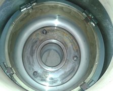 Machined crusher component, internal view